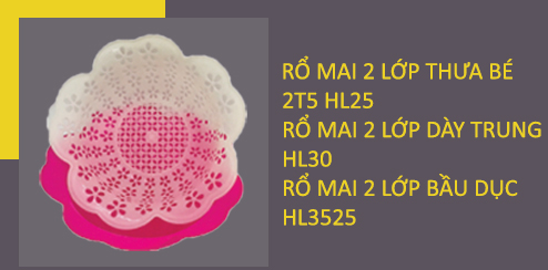RỔ 2 LỚP HL25 HL30 HL3525